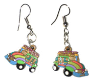 Handmade bus earings