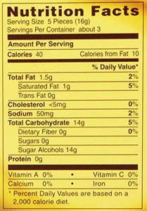 WERTHER'S ORIGINAL Sugar Free Caramel Hard Candy, 1.46 Ounce Bag (Pack of 12), Hard Candy, Bulk Candy, Individually Wrapped Candy Caramels, Caramel Candy Sweets, Bag of Candy, Hard Candy Bulk