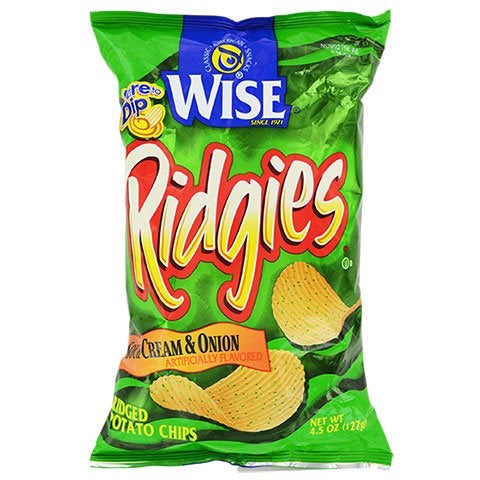 Wise Ridgies Sour Cream and Onion