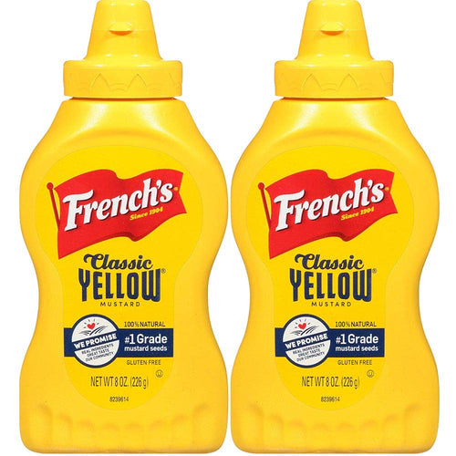 French's Classic Yellow Mustard 8 Oz Bottle