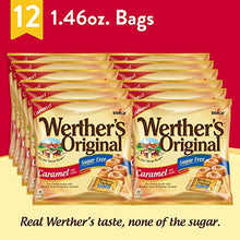 Load image into Gallery viewer, WERTHER&#39;S ORIGINAL Sugar Free Caramel Hard Candy, 1.46 Ounce Bag (Pack of 12), Hard Candy, Bulk Candy, Individually Wrapped Candy Caramels, Caramel Candy Sweets, Bag of Candy, Hard Candy Bulk